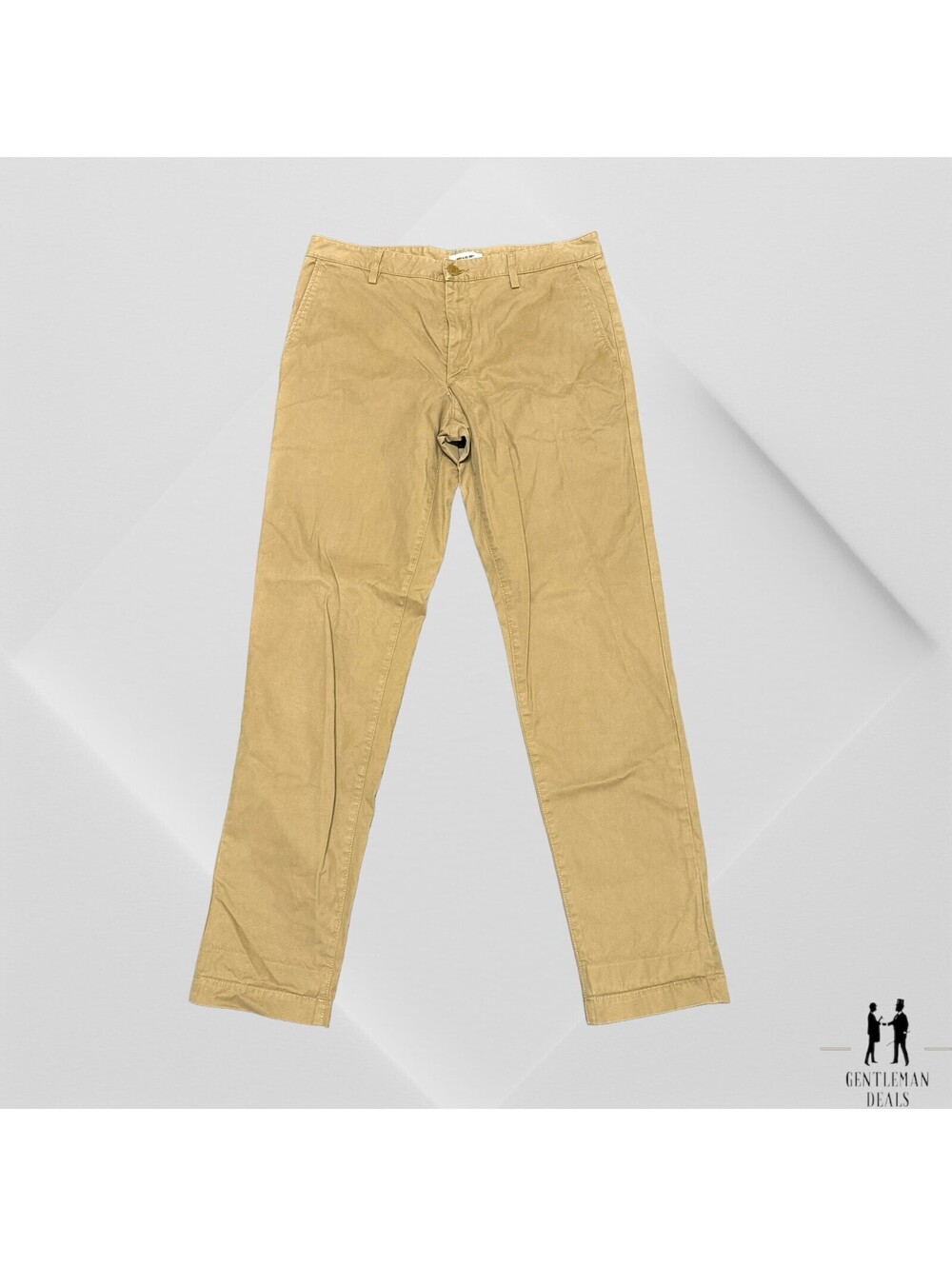 Zadig Voltaire Pants Mens 44 33x33 Chino Pit Slim Straight Khaki Printed Stretch